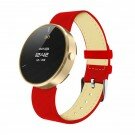 IDO ONE Bluetooth 4.0 Waterproof Golden Case Smart Watch Bracelet Sleep Tracking Sedentary Reminder for iPhone Android Phone Red Band
