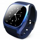 RWATCH M26 1.4 Inch Touch Screen Smart Bluetooth Watch with Anti-lost Pedometer Media Control SMS Reminding Hands-Free Calls Blue